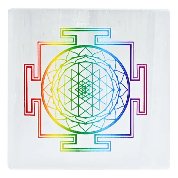 Original_Selenite_Shree_Yantra_Crystal_Charging_Colourful_Plate_Engraved_Used_For_Reiki_Healing,_Meditation,_Home_Decor,_Pooja,_Manifest_And_Feng_Shui_Crystal_(Square)