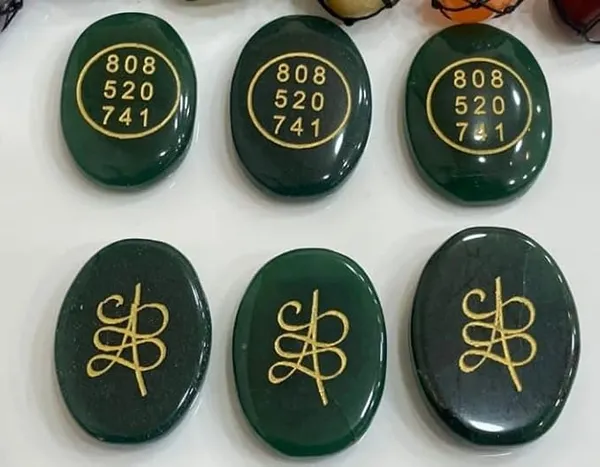 Pre-Energized_Green_Jade_Zibu_Coin_To_Attract_Money_Cash_Flow_&_Wealth._Certified._Angle_Number_&_Zibu_Symbol_Of_Abundance._Natural_(Non_Synthetic)_Cabochon_Oval_Shape_Feng_Shui