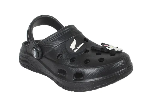 Romeo_Black_Clogs_Unisex_For_Kids