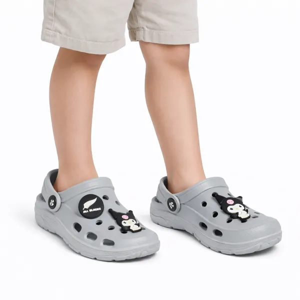 Romeo_Grey_Clogs_Unisex_For_Kids