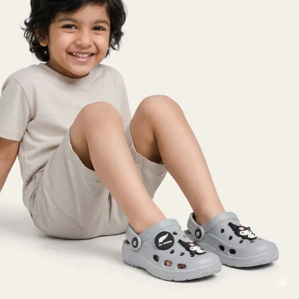 Romeo_Grey_Clogs_Unisex_For_Kids
