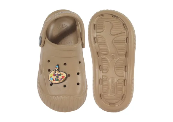 Kick_Tan_Clogs_Unisex_For_Kids