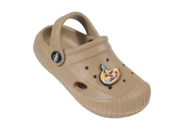 Kick_Tan_Clogs_Unisex_For_Kids
