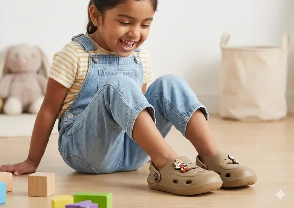 Smarty_Tan_Clogs_Unisex_For_Kids