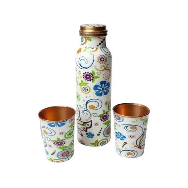 ALZARIA®_Multicolor_Copper_Premium_Water_Bottle_Set_For_Home_And_Kitchen_Pack_Of_2