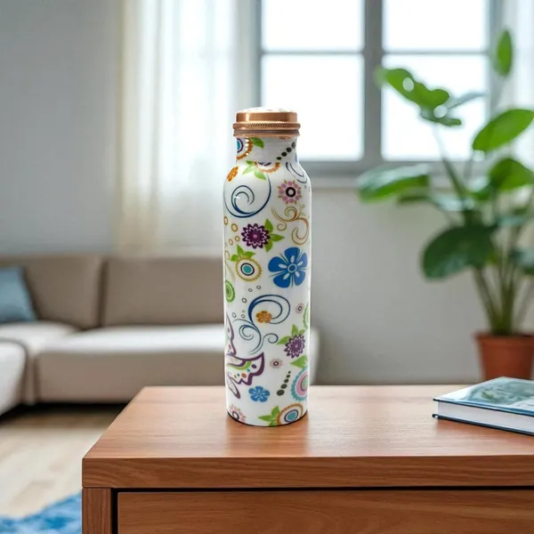 ALZARIA®_Multicolor_Copper_Premium_Water_Bottle_Set_For_Home_And_Kitchen_Pack_Of_2