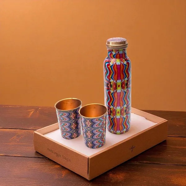Multicolor_Copper_Premium_Water_Bottle_Set_For_Home_And_Kitchen_Pack_Of_2