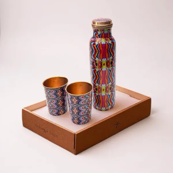 Multicolor_Copper_Premium_Water_Bottle_Set_For_Home_And_Kitchen_Pack_Of_2