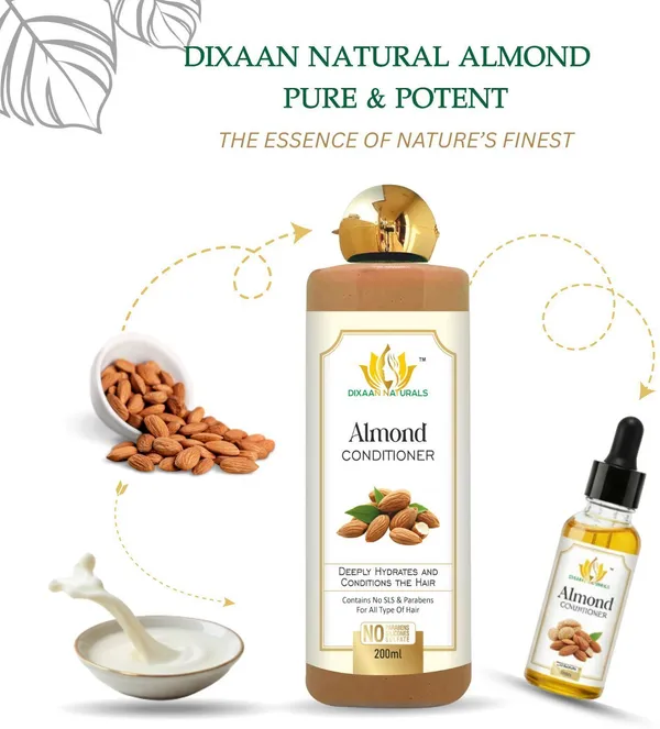 Almond_Conditioner_200_ml_For_Men_&_Women