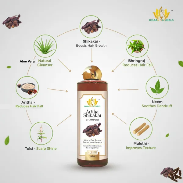 Aritha_Shikakai_Shampoo_200_ml_For_Men_&_Women