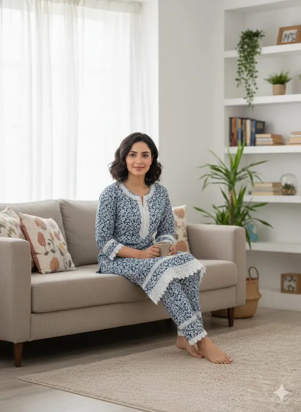 Blue_Rayon_Printed_Long_Co_Ord_Set_For_Women