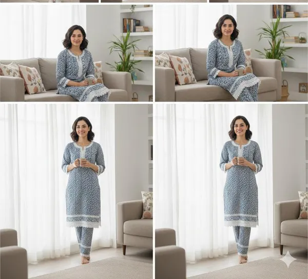 Blue_Rayon_Printed_Long_Co_Ord_Set_For_Women