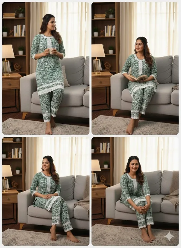 Green_Rayon_Printed_Long_Co_Ord_Set_For_Women