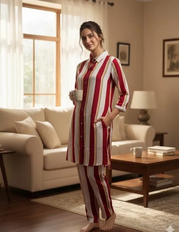 Mahroon_Modal_Printed_Long_Co_Ord_Set_For_Women