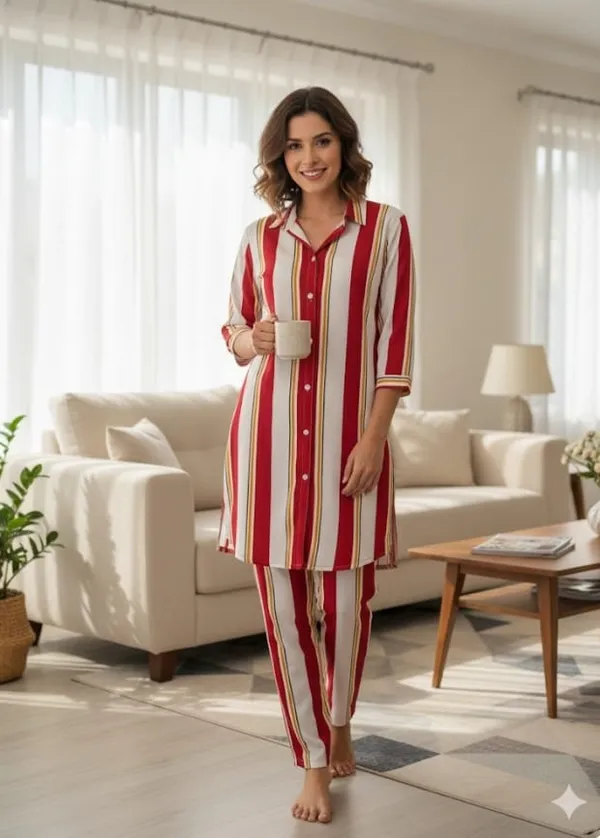 Mahroon_Modal_Printed_Long_Co_Ord_Set_For_Women