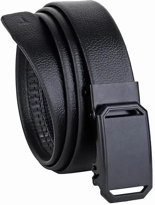 Black_Texas_Leatherite_Auto_Buckle_Men_Belt_For_Men