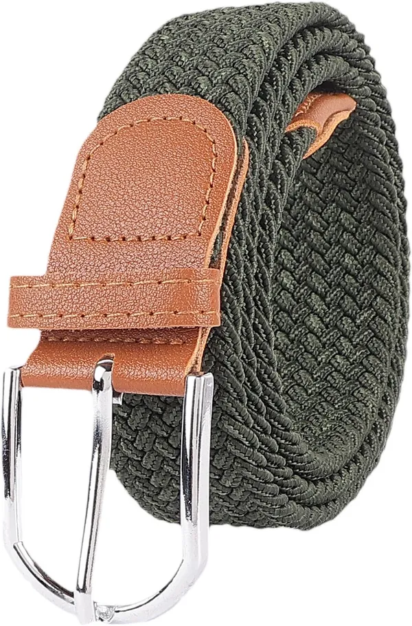 Green_Canvas_Elastic_Belt_For_Men_And_Women