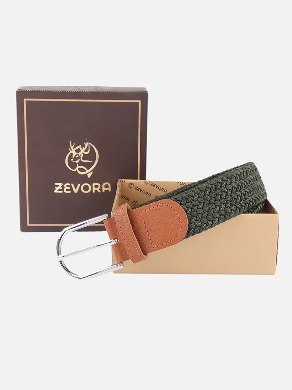 Green_Canvas_Elastic_Belt_For_Men_And_Women