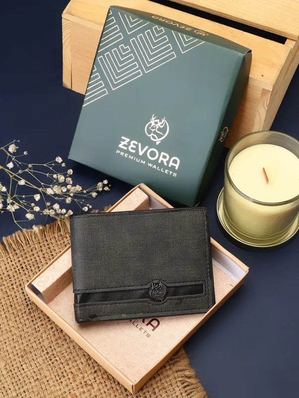 Grey_Genuine_Leather_Self_Design_Wallet_For_Men