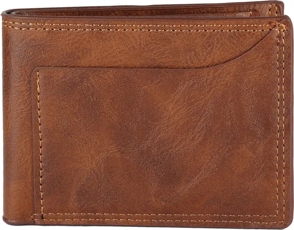 Tan_Genuine_Leather_Solid_Wallet_For_Women