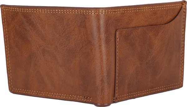 Tan_Genuine_Leather_Solid_Wallet_For_Women