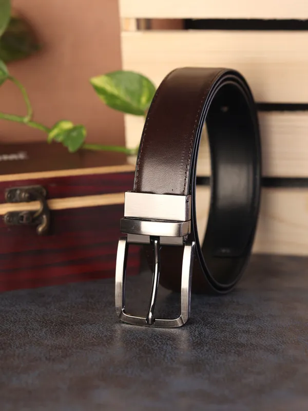 Brown_And_Black_Genuine_Leather_Solid_Belt_And_Wallet_Combo_For_Men