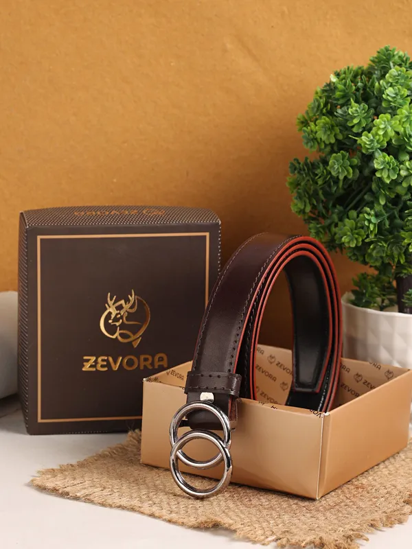 Brown_Genuine_Leather_Lady_Belt_For_Girls