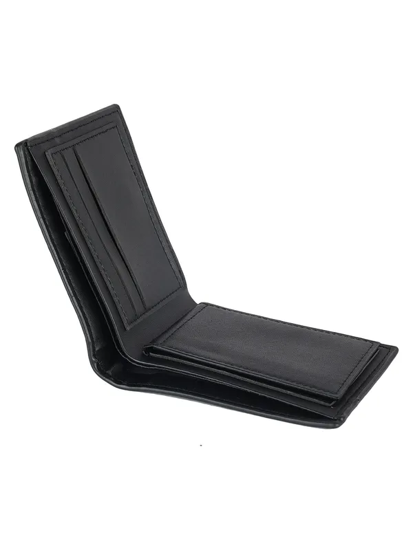 Men_Black_Solid_Two_Fold_Wallet