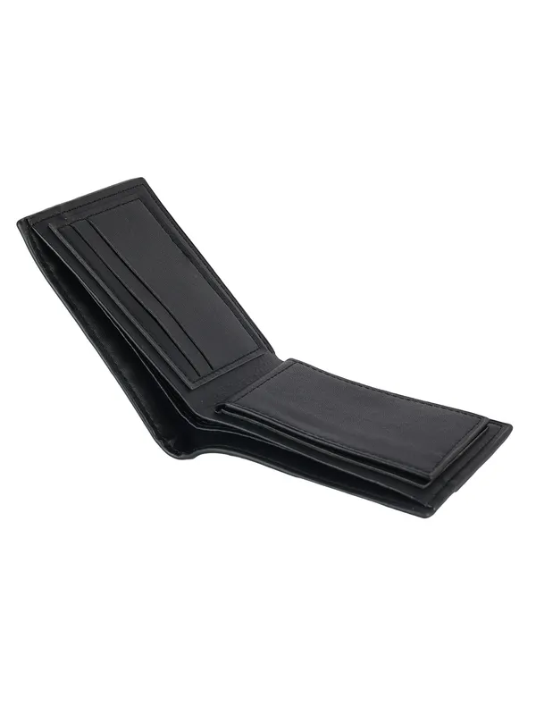 Men_Black_Solid_Two_Fold_Wallet