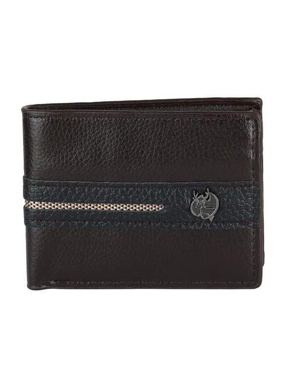 Men_Brown_Solid_Two_Fold_Wallet