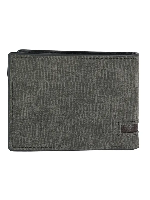 Men_Grey_Solid_Two_Fold_Wallet