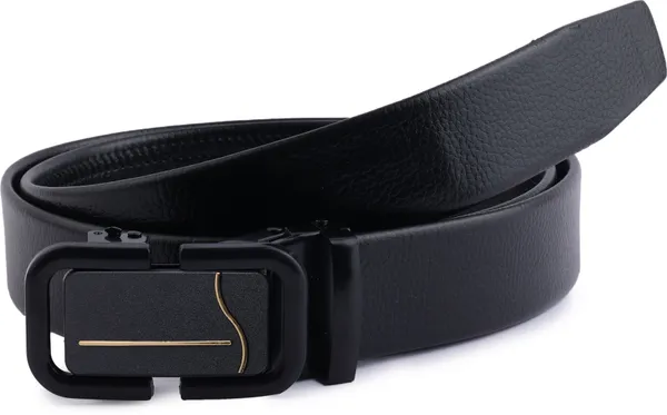 Black_Genuine_Leather_Belt_Keychain_And_Pen_For_Men