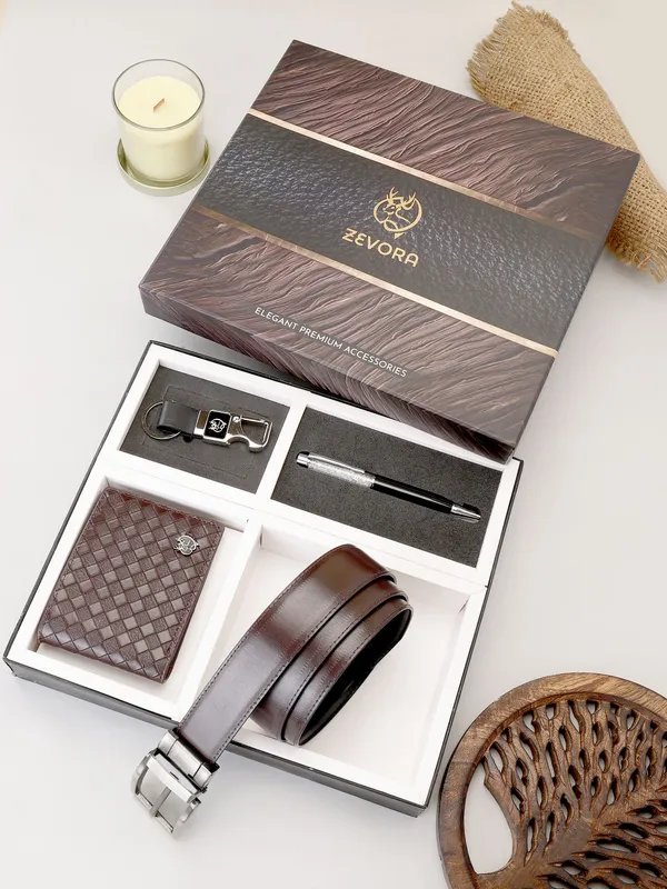 Brown_Genuine_Leather_Belt_with_Key_Chain,_Wallet_And_Pen_Combo_For_Men