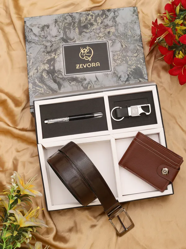 Brown_Genuine_Leather_Belt_with_Key,_Wallet_Chain_And_Pen_Combo_For_Men