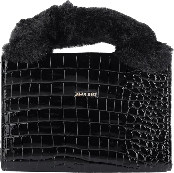 Black_Pu_Turnlock_Shoulder_Bag_For_Women