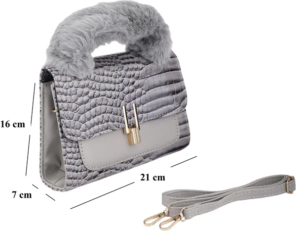 Grey_Pu_Turnlock_Shoulder_Bag_For_Women