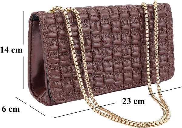 Brown_Genuine_Leather_Magnetic_Snap_Shoulder_Bag_For_Women
