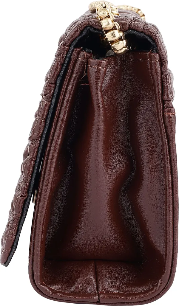 Brown_Genuine_Leather_Magnetic_Snap_Shoulder_Bag_For_Women