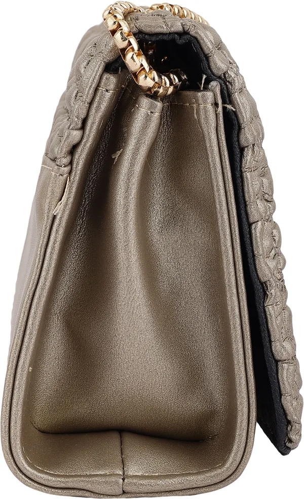 Grey_Genuine_Leather_Magnetic_Snap_Shoulder_Bag_For_Women