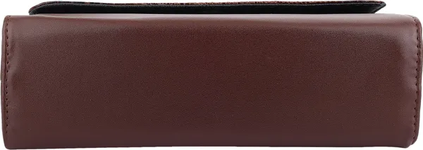 Brown_Pu_Magnetic_Snap_Shoulder_Bag_For_Girls