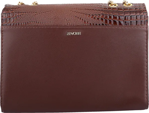 Brown_Pu_Magnetic_Snap_Shoulder_Bag_For_Girls