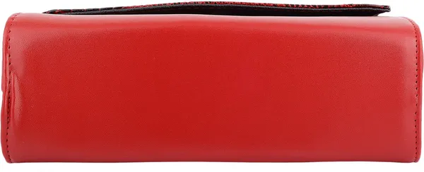 Red_Pu_Magnetic_Snap_Shoulder_Bag_For_Girls