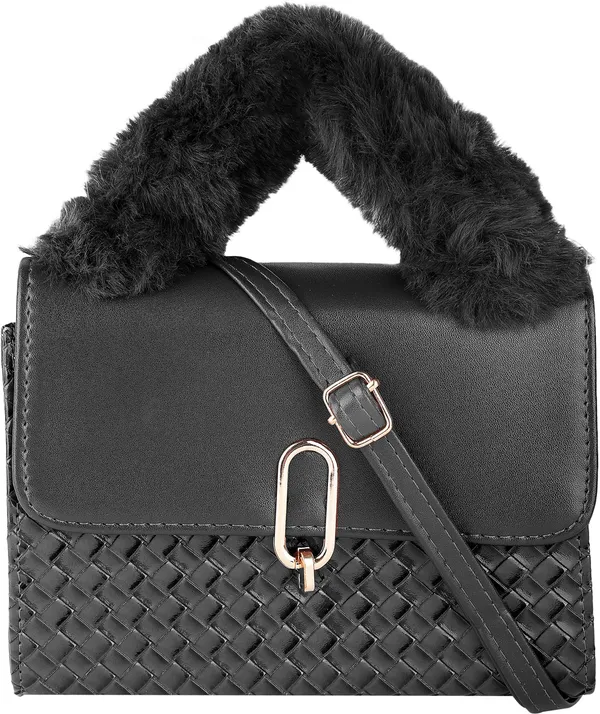 Black_Pu_Turnlock_Shoulder_Bag_For_Women