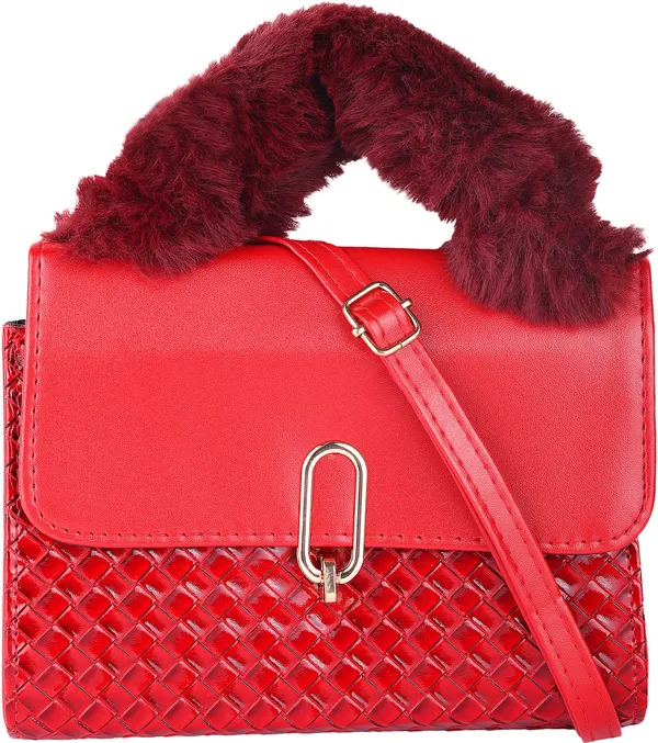 Red_Pu_Turnlock_Shoulder_Bag_For_Women