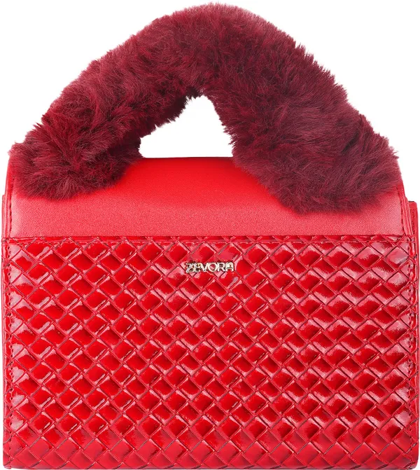Red_Pu_Turnlock_Shoulder_Bag_For_Women