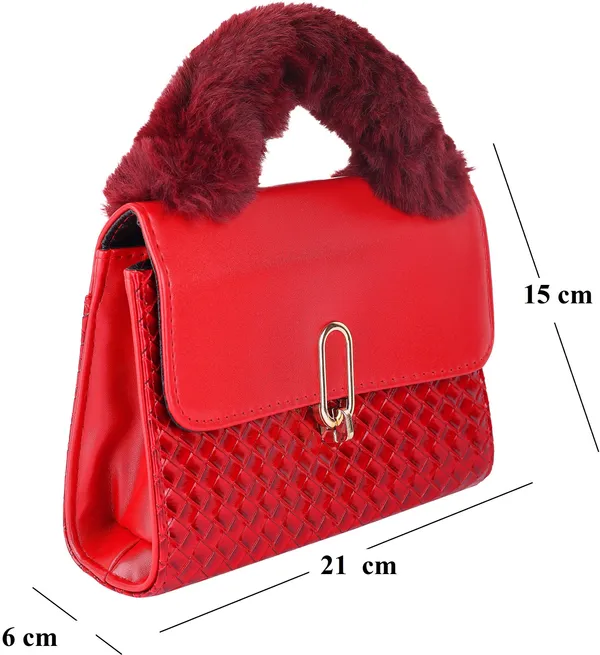 Red_Pu_Turnlock_Shoulder_Bag_For_Women