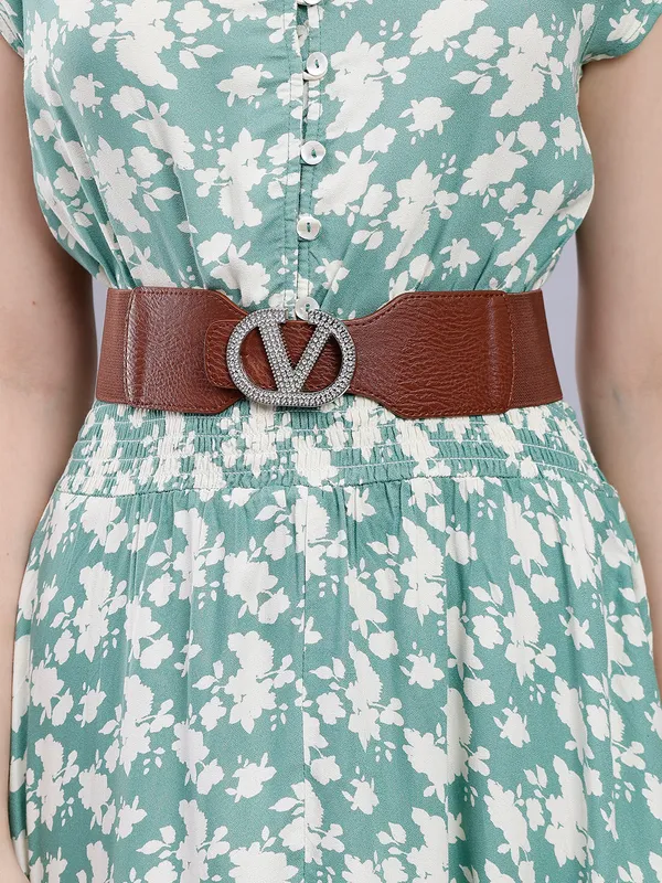 Women_Brown_Stretchable_Dressbelt
