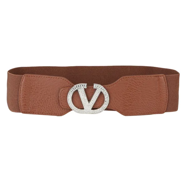 Women_Brown_Stretchable_Dressbelt