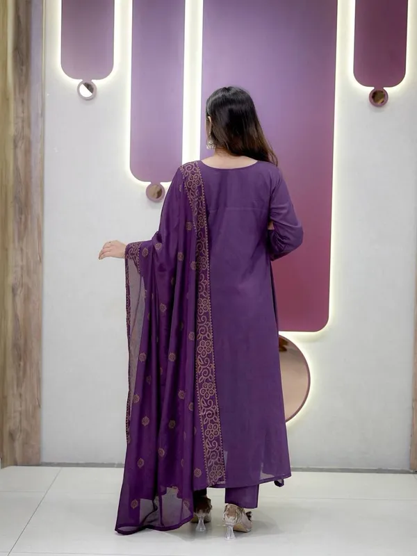 Purple_Chanderi_Premium_Embroidered_Kurta_Palazzo_Dupatta_Set_For_Women