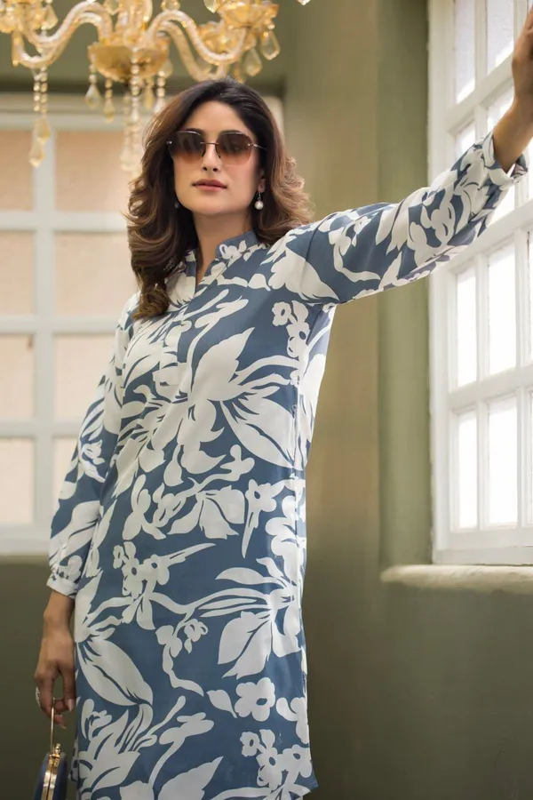Light_Blue_And_White_Chiffon_Premium_Printed_Kurta_Palazzo_Set_For_Women
